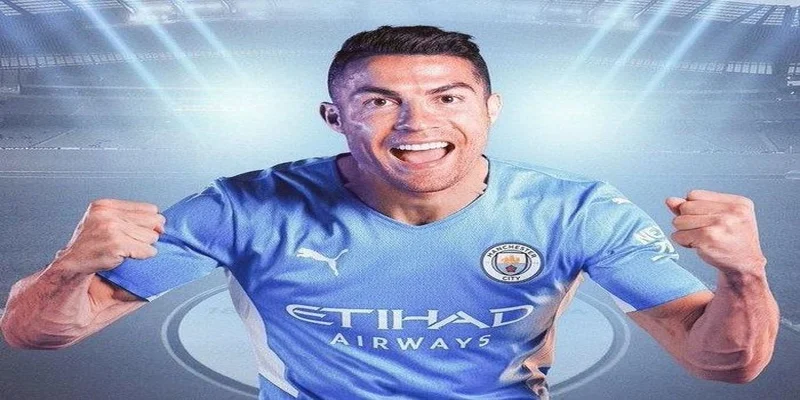 Cristiano Ronaldo gia nhập Man City