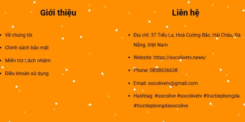 Về chúng tôi - Trụ sở của socolive